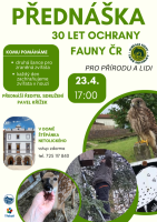 přednáška 30 let ochrany fauny v&nbsp;ČR | Dům Štěpánka Netolického