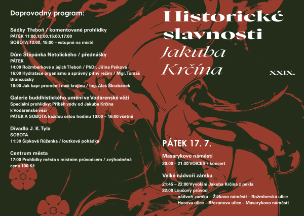 Historické slavnosti Jakuba Krčína